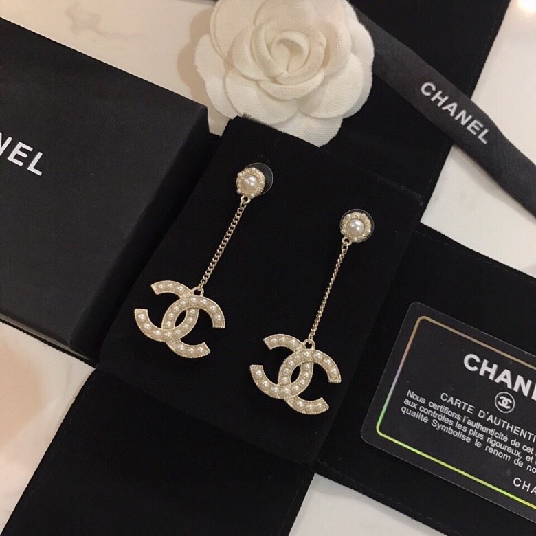 Ch*el earrings